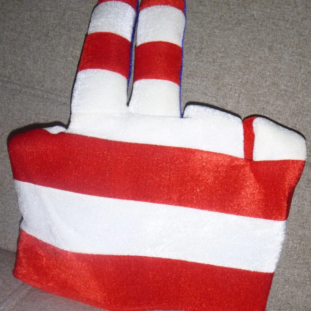 Stars and Stripes Patriotic Peace Symbol felt hat